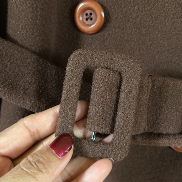 - - j.jong garment brown wool coat - Picture 7 of 13